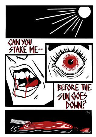 Vampires will never hurt you