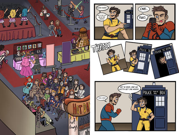 comic con page 2-3