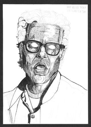 richie tozier dotwork wip