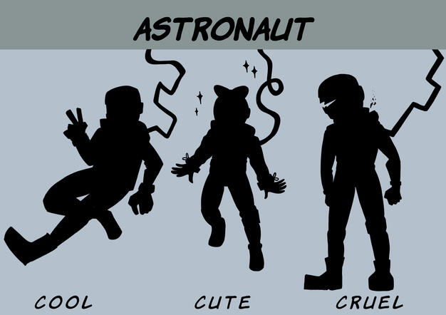 astronaut silhouette