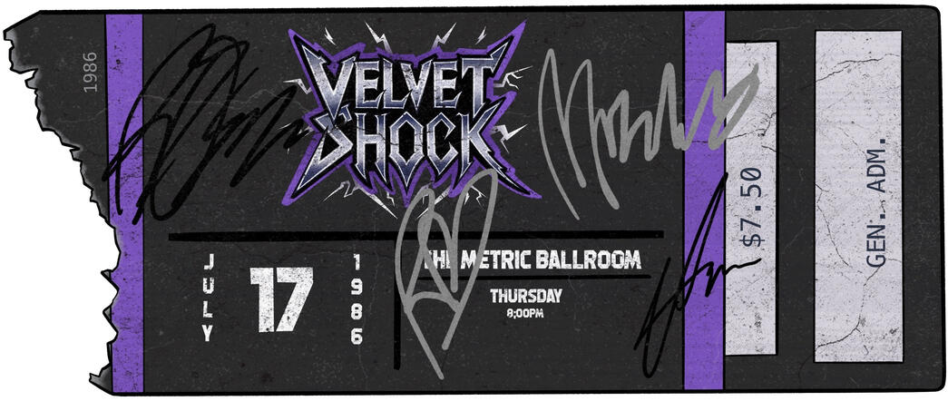 velvet shock ticket