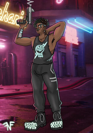 cyberpunk oc