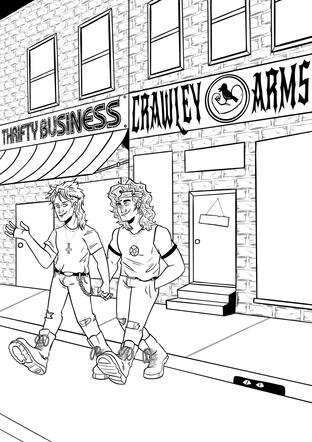 xan and rich lineart